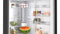 800 Series Free-standing fridge-freezer with freezer at bottom, glass door 24'', Total No Frost