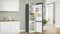 800 Series Free-standing fridge-freezer with freezer at bottom, glass door 24'', Total No Frost