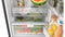 800 Series Free-standing fridge-freezer with freezer at bottom, glass door 24'', Total No Frost
