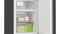 800 Series Free-standing fridge-freezer with freezer at bottom, glass door 24'', Total No Frost