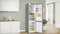 800 Series Free-standing fridge-freezer with freezer at bottom, glass door 24'', Total No Frost