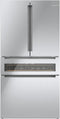 800 Series French Door Bottom Mount Refrigerator, Glass door 36''