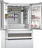 800 Series French Door Bottom Mount Refrigerator, Glass door 36''