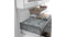 800 Series French Door Bottom Mount Refrigerator, Glass door 36'', Total No Frost