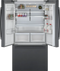 800 Series French Door Bottom Mount Refrigerator 36''