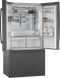 800 Series French Door Bottom Mount Refrigerator 36''
