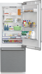 30" Freezer Bottom Built-In Refrigerator with Auto Ice Maker and Internal Water Dispenser