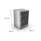 24 in. One-Door Back Bar Refrigerator - 4.1 Cu Ft