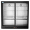 35 in. Two-Door Back Bar Refrigerator - 7.4 Cu Ft