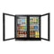 35 in. Two-Door Back Bar Refrigerator - 7.4 Cu Ft