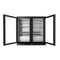 35 in. Two-Door Back Bar Refrigerator - 7.4 Cu Ft