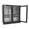 35 in. Two-Door Back Bar Refrigerator - 7.4 Cu Ft