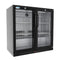 35 in. Two-Door Back Bar Refrigerator - 7.4 Cu Ft