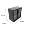 35 in. Two-Door Back Bar Refrigerator - 7.4 Cu Ft