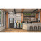 53 in. Three-Door Back Bar Refrigerator - 11 Cu Ft