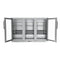 53 in. Three-Door Back Bar Refrigerator - 11 Cu Ft