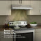 Glacier 36-Inch 300 Max Blower CFM 5 Sones Range Hood