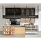 71 in. Dry Bakery Display Case with Front Curved Glass Protection, 20 cu ft