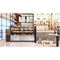 71 in. Dry Bakery Display Case with Front Curved Glass Protection, 20 cu ft