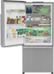 30" Bottom Freezer Refrigerator with HarvestFresh