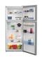 28" Freezer Top Stainless Steel Refrigerator with Auto Ice Maker