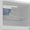28" Freezer Top White Refrigerator with Auto Ice Maker