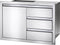 36 x 24 inch Single Door & Triple Drawer Combo and Triple Drawer