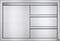 36 x 24 inch Single Door & Triple Drawer Combo and Triple Drawer