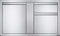 42 x 24 inch Large Single Door & Standard Drawer and Standard Drawer