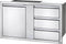 42 x 24 inch Large Single Door & Triple Drawer and Triple Drawer