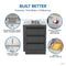 Built-in 700 Series Single Infrared Burner with Stainless Steel Cover
