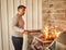 Built-in 700 Series Dual Infrared Burner with Stainless Steel Cover