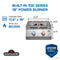 Built-in 700 Series Power Burner with Stainless Steel Cover