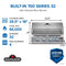 Built-In 700 Series 32 with Infrared Rear Burner