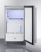 18" Wide Clear Icemaker, ADA Compliant