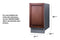 18" Wide Clear Icemaker (Panel Not Included)