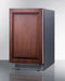 18" Wide Clear Outdoor Icemaker, ADA Compliant (Panel Not Included)