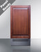 18" Wide Clear Outdoor Icemaker (Panel Not Included)