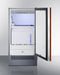 18" Wide Clear Outdoor Icemaker (Panel Not Included)