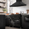 48 In. Black Stainless Steel Range Hood With Black Stainless Steel Handle
