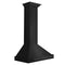 30 in. Convertible Black Stainless Steel Wall Mount Range Hood With Black Stainless Steel Handle