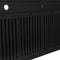 Autograph Edition 48 in. Black Stainless Steel Wall Mount Range Hood With Polished Gold Handle