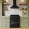 30 In. Convertible Vent Wall Mount Range Hood In Black Stainless Steel