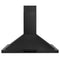 30 In. Convertible Vent Wall Mount Range Hood In Black Stainless Steel