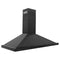 42 In. Convertible Vent Wall Mount Range Hood In Black Stainless Steel
