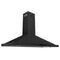 42 In. Convertible Vent Wall Mount Range Hood In Black Stainless Steel