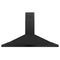 42 In. Convertible Vent Wall Mount Range Hood In Black Stainless Steel