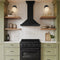 36 In. Convertible Vent Wall Mount Range Hood In Black Stainless Steel With Crown Molding
