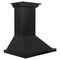 30 In. Crownsound™ Ducted Vent Wall Mount Range Hood In Black Stainless Steel With Built-in Bluetooth Speakers