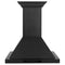 30 In. Crownsound™ Ducted Vent Wall Mount Range Hood In Black Stainless Steel With Built-in Bluetooth Speakers